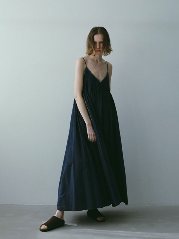 未使用 etreTokyo 2wayタックキャミワンピース ネイビー 2wayタックキャミワンピース(F NAVY): ワンピース │ ETRE TOKYO