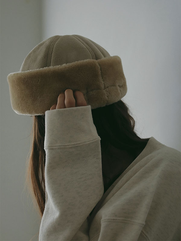 CA4LA×ETRE TOKYO ECO FUR MOUTON TOQUE HAT