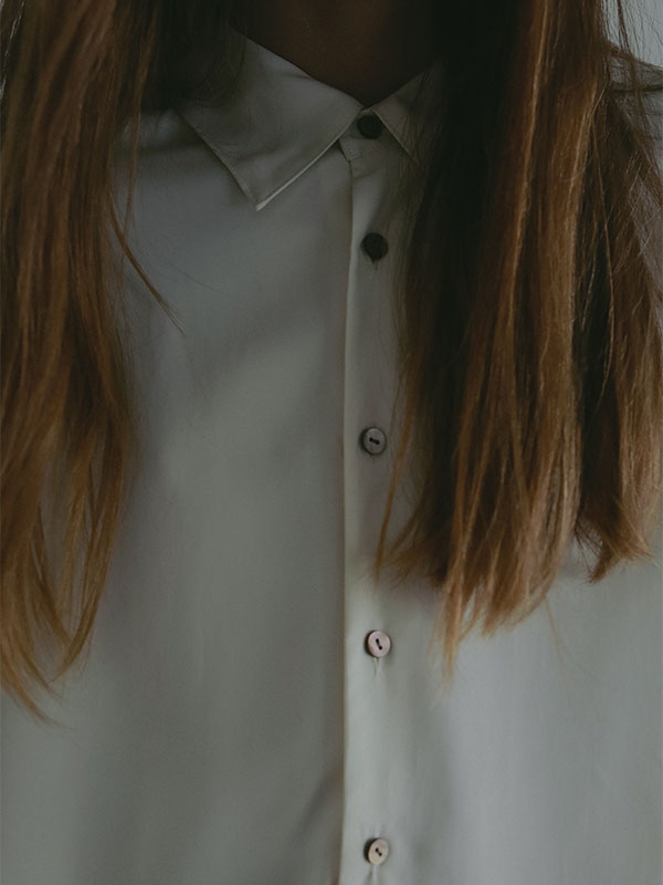 キャンディースリーブシルキーシャツ
