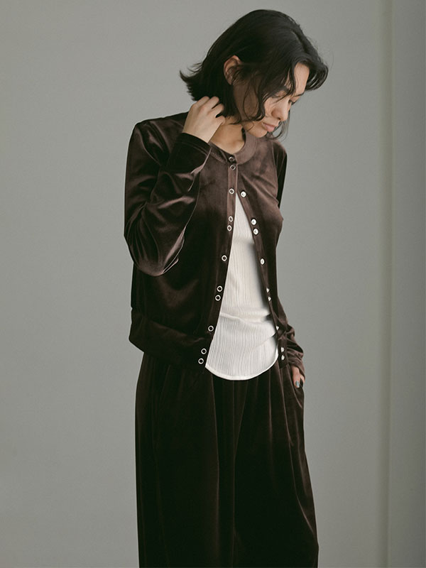 リングドットベロアトップス