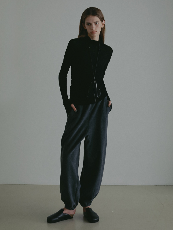 バーサタイルハイネックシアーロンTee