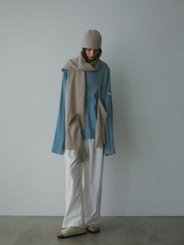 テンセルデニムリラクシーパンツ