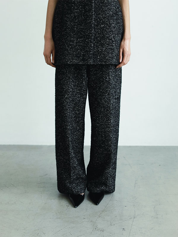 SANTEヘリンボーンツィードパンツ