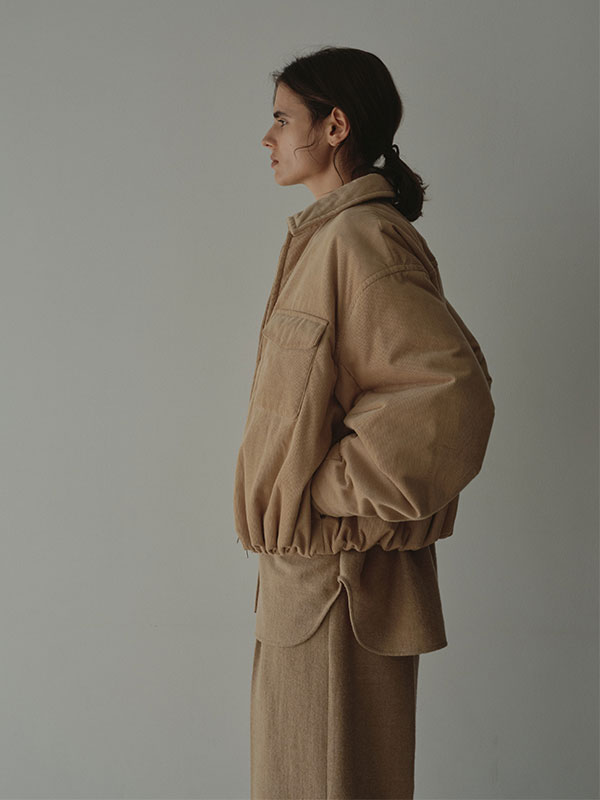 バルーンシルエットパディングブルゾン