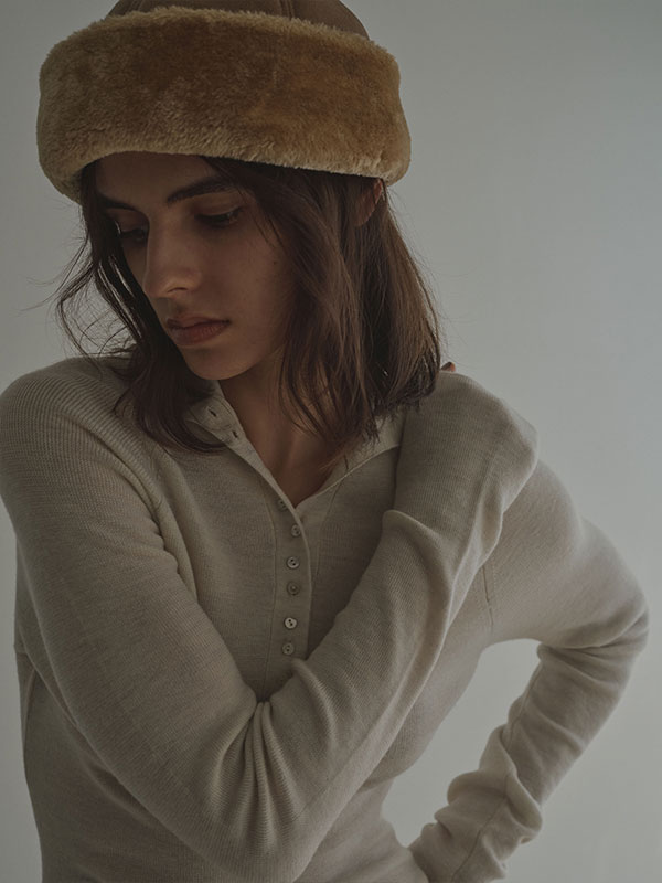 2wayコンフィーハイネックニットプルオーバー