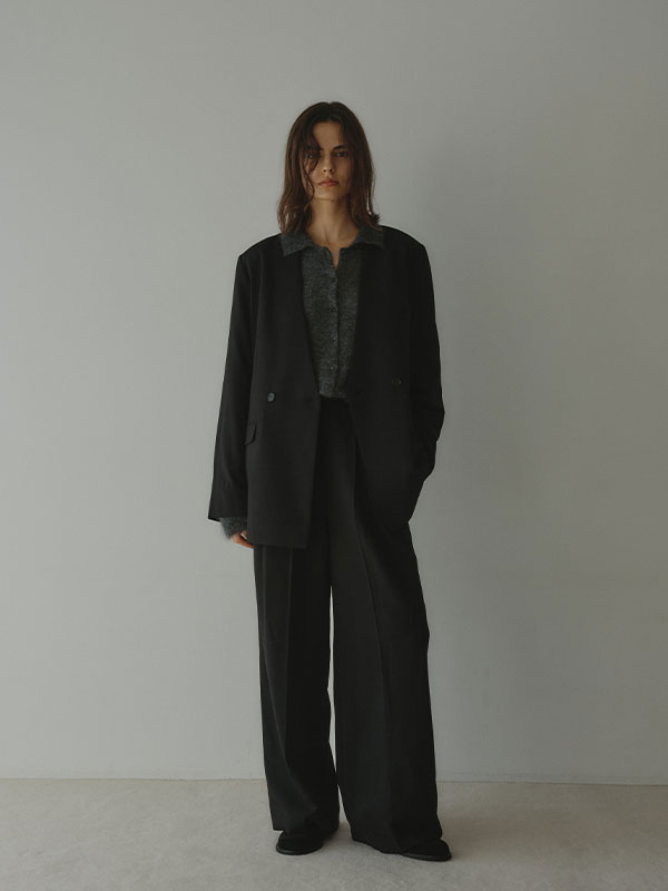 モヘヤニットシャツ