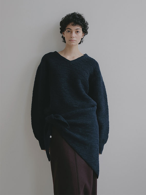 バンピーストールニットプルオーバー