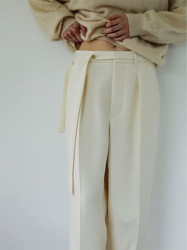 SANTEデザインベルトダブルフェイスパンツ