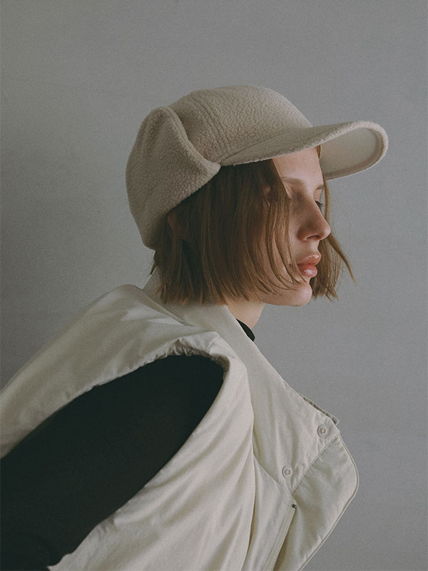 Marmot×ETRE TOKYOボアフリースキャップ