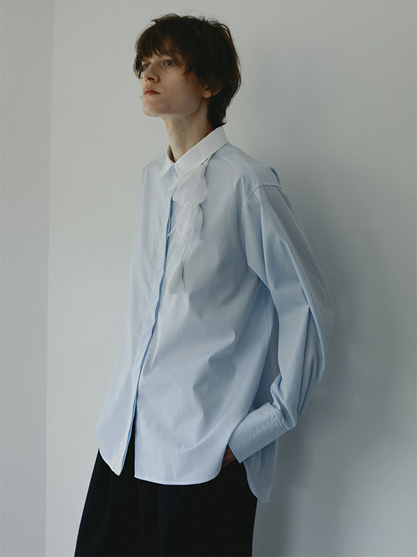 SANTEフラワーモチーフデザインシャツ