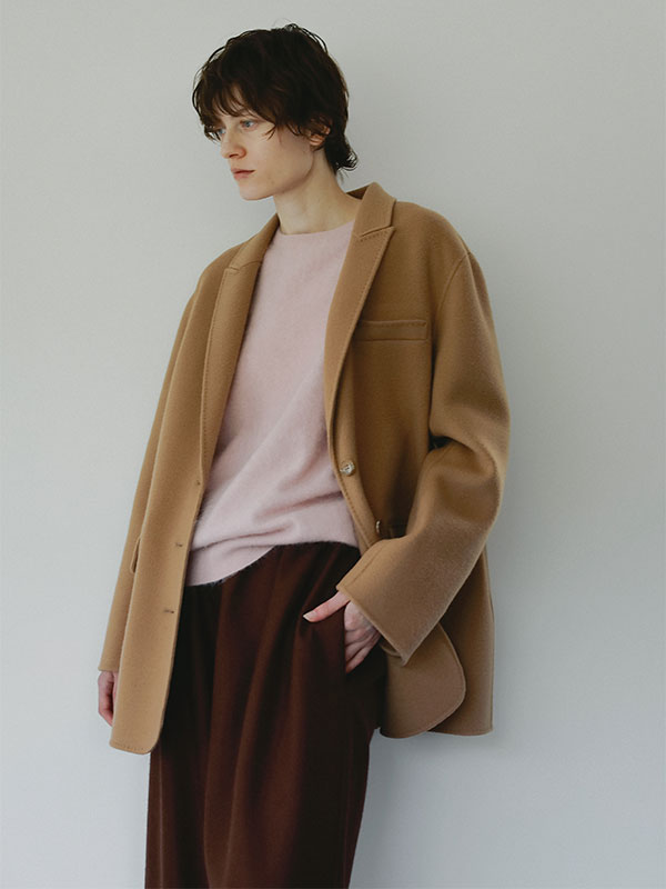 SANTEデザインタックメルトンパンツ