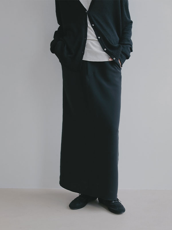 ダブルフェイスIラインスカート