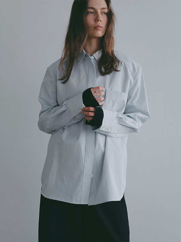 ボールドショルダーシャツ