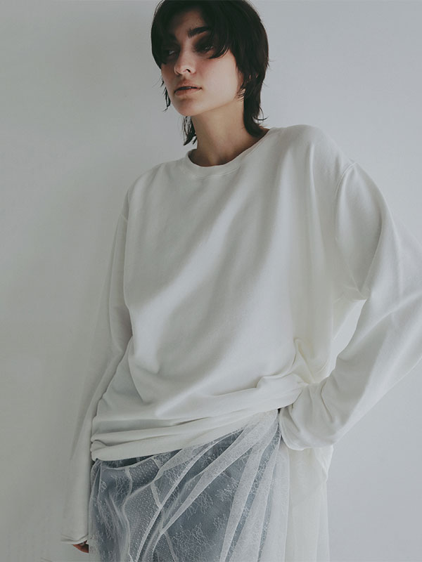 カットオフソフトスウェットシャツ