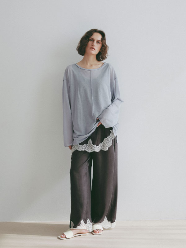 2Wayヘムレースキュプラタンクトップ