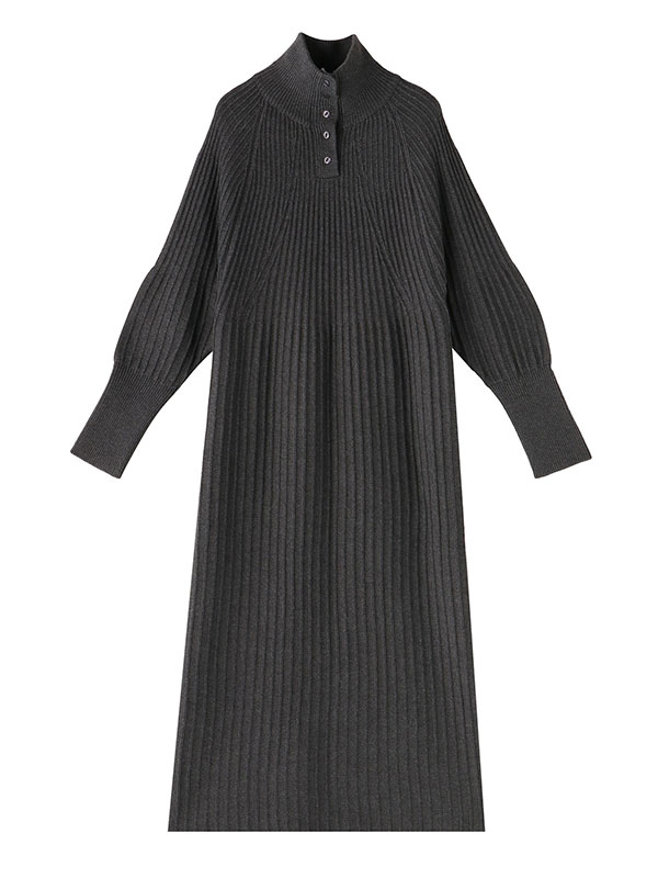 ドルマンロングニットワンピース(F OFF WHITE): ワンピース │ ETRE ...
