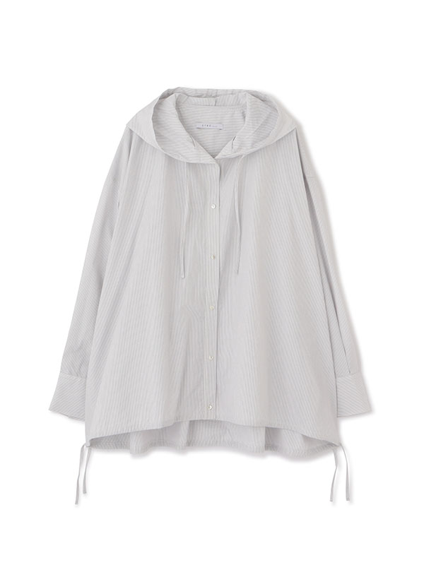 フーディーコットンシャツ(F WHITE): トップス │ ETRE TOKYO official 