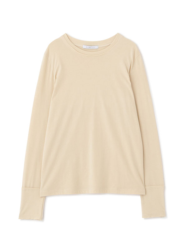 カットオフコットンロンTee(F BEIGE): トップス │ ETRE TOKYO