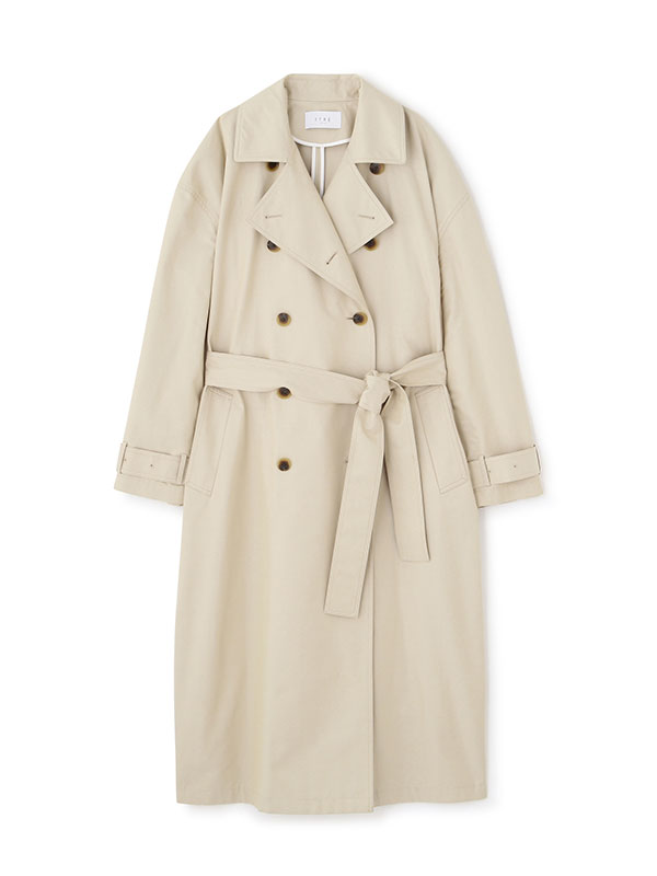 シャンブレーツイルトレンチコート(S BEIGE): アウター │ ETRE