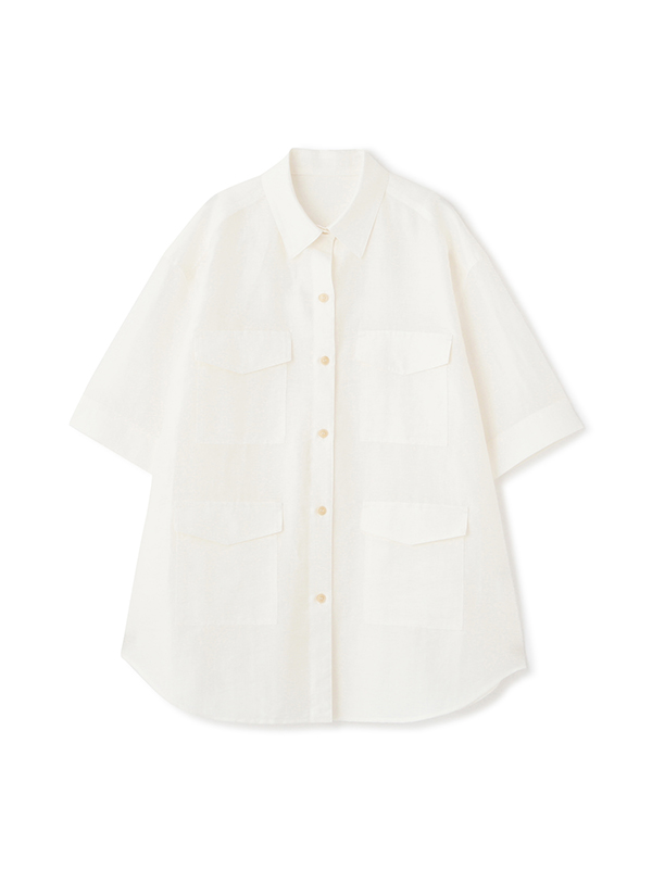 リネンシアーワークシャツ(F WHITE): トップス │ ETRE TOKYO