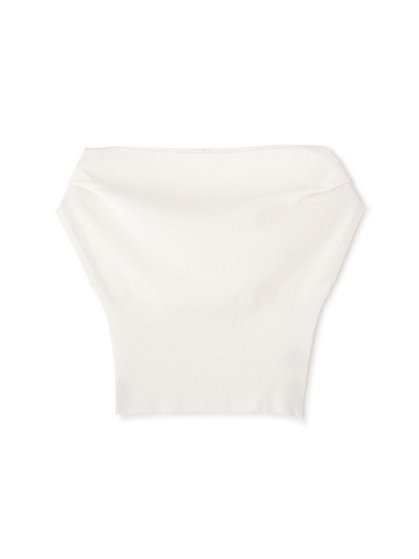 デザインネックニットプルオーバー(F WHITE): トップス │ ETRE