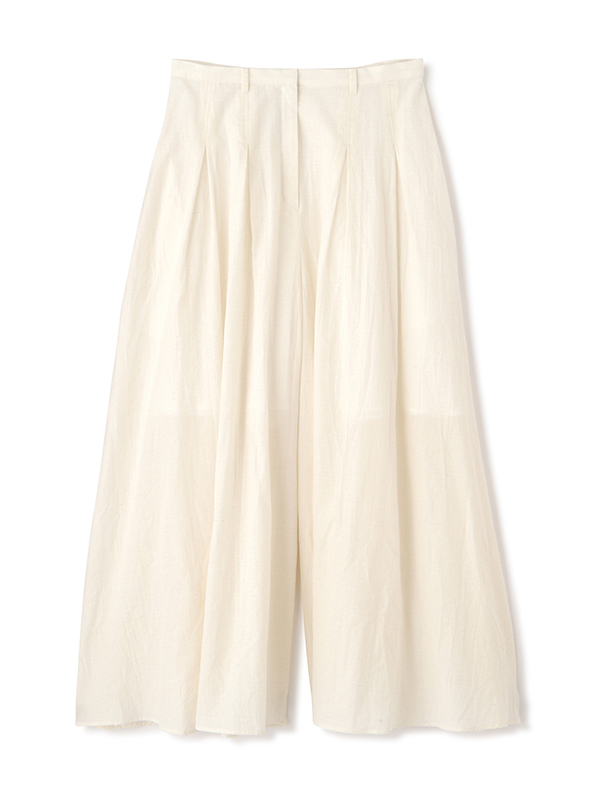 エアリーボリュームワイドパンツ(S WHITE): ボトムス │ ETRE