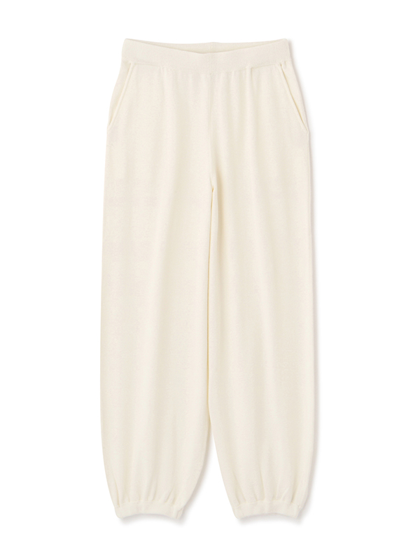 リリヤーンハイゲージニットパンツ(S OFF WHITE): ボトムス