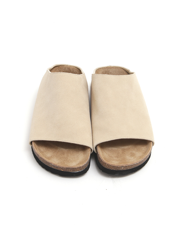 スウェードフットベッドサンダル(36 BEIGE): シューズ │ ETRE