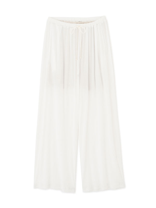 エアリーカットセミワイドパンツ(S WHITE): ボトムス │ ETRE