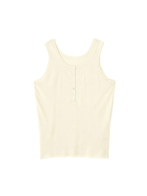 ダブルニットヘンリータンクトップ(F WHITE): トップス │ ETRE TOKYO