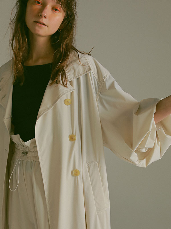 ETRE TOKYO×Speedo Conscious Sleeve Long Coat(S WHITE): アウター ...