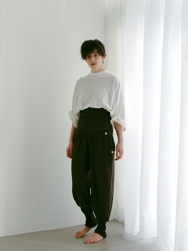 リブニットボディーウォーマー