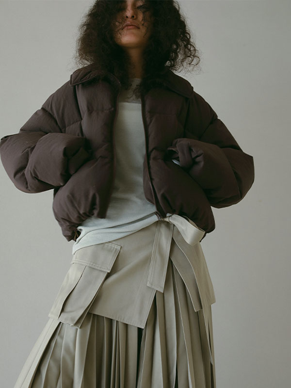 パディングショートブルゾン