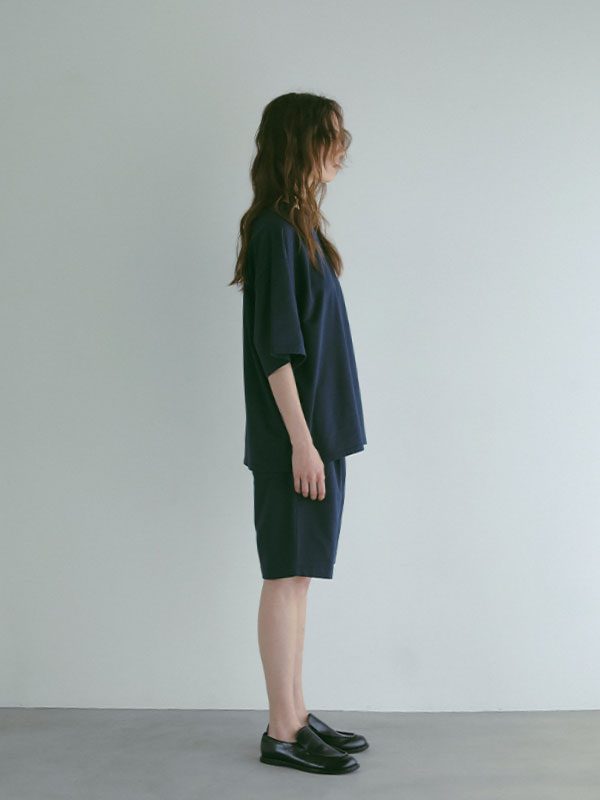 three dots パウダリーコットンショートパンツ