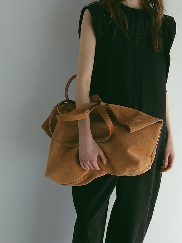 スウェードビッグトートバッグ