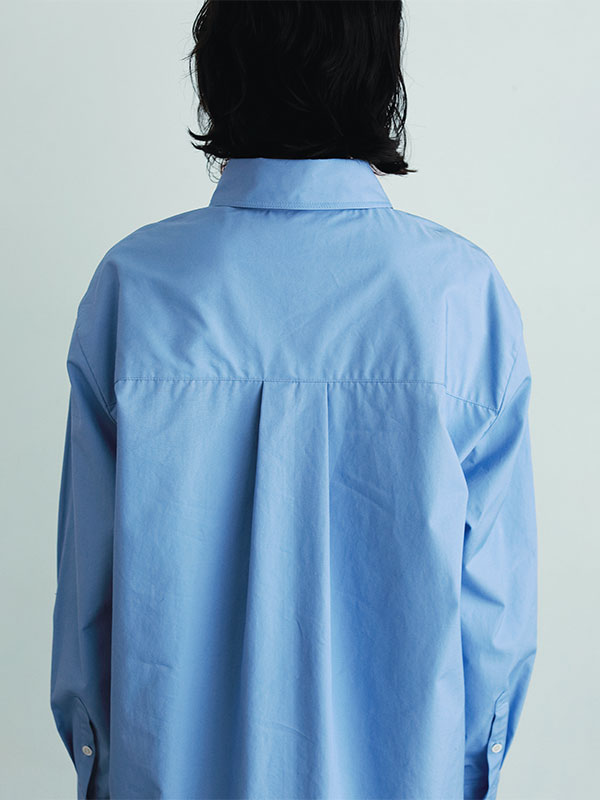 SANTEハイカウントセンタークリースシャツ