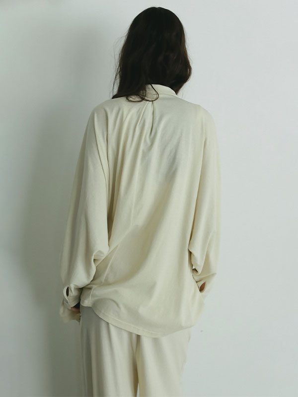 etre tokyo フロントファスナーカットシャツ チャコール フロントファスナーカットシャツ(F CHARCOAL): トップス │ ETRE