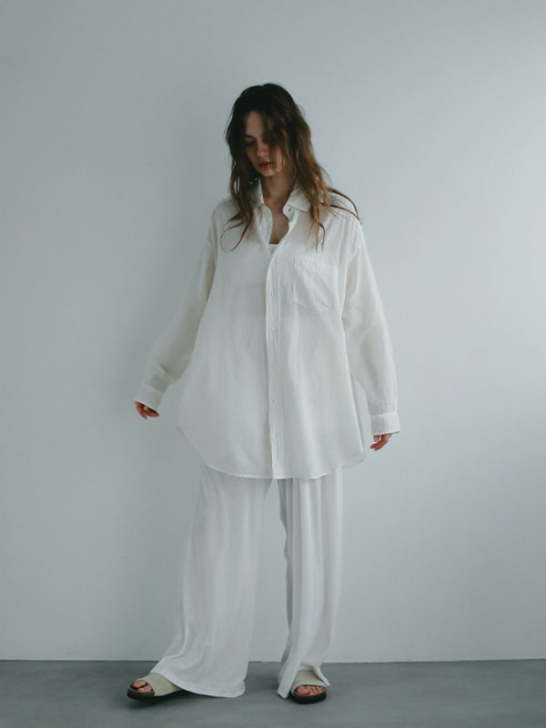 エアリーカットセミワイドパンツ