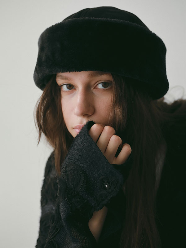 CA4LA×ETRE TOKYO ECO FUR MOUTON TOQUE HAT