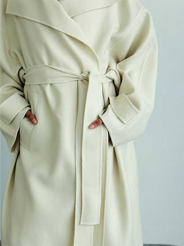 SANTEウーステッドクロークリバーコート(S BEIGE): アウター │ ETRE