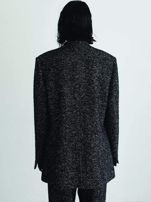 SANTEヘリンボーンツィードジャケット