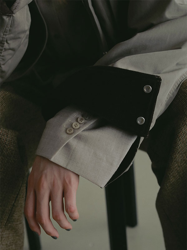 ハイカウントフラノオーバーサイズシャツ