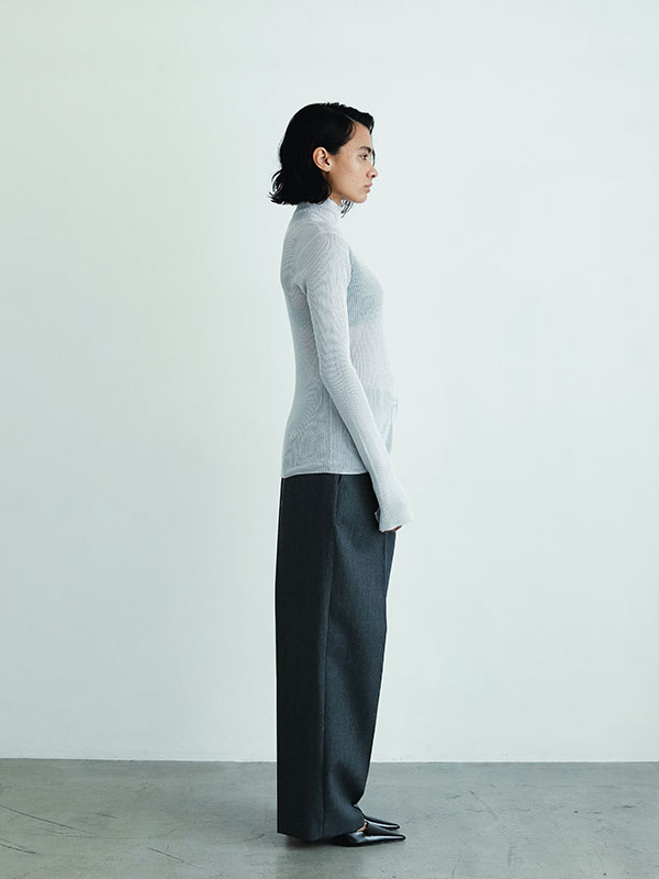 SANTEシルクカシミヤハイネックニットプルオーバー
