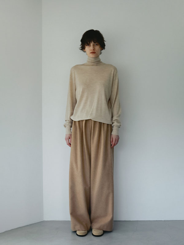 SANTEウールカシミヤタートルニットプルオーバー
