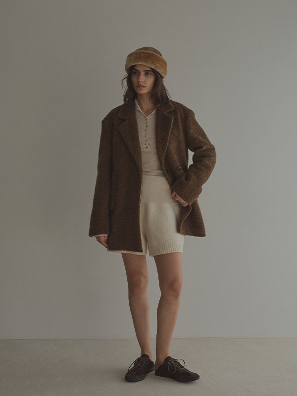 2wayコンフィーハイネックニットプルオーバー