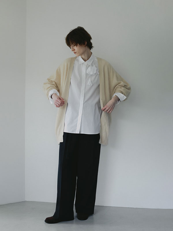 SANTEデザインベルトダブルフェイスパンツ