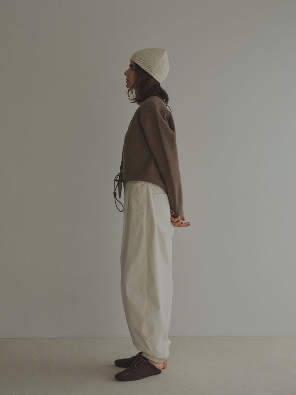 コーデュロイカーブジョガーパンツ