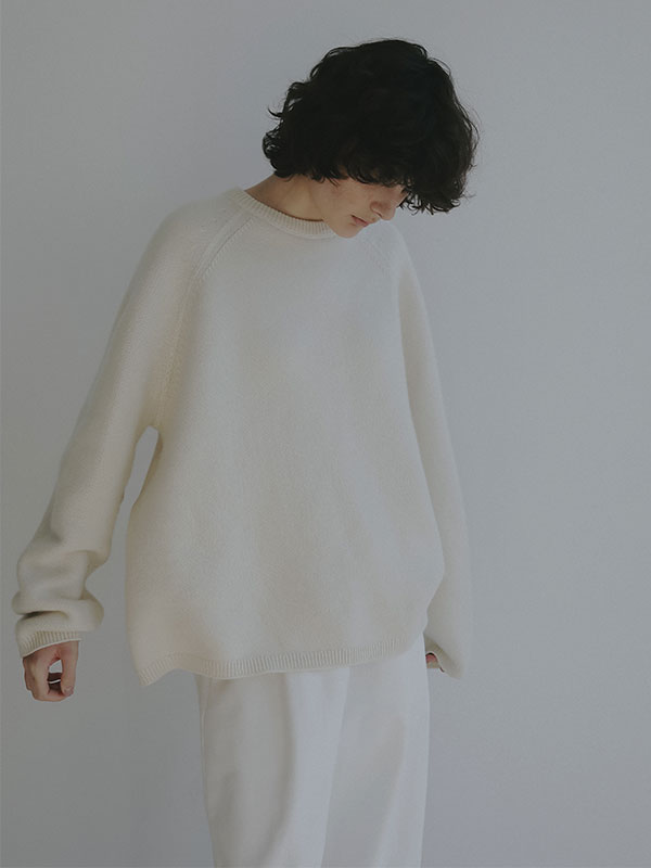 リバーシブルボックスニットプルオーバー