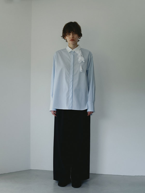 SANTEデザインタックメルトンパンツ