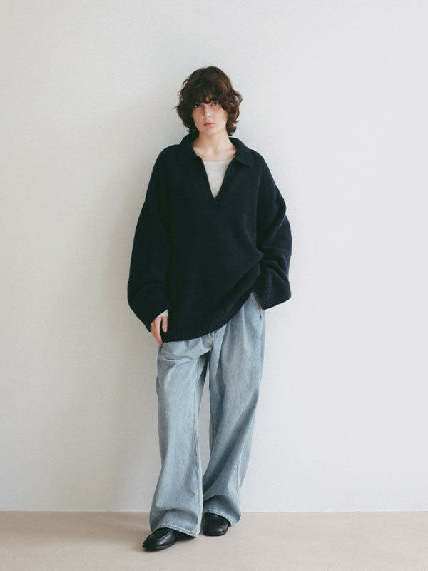 ソフトレザースクエアローファー